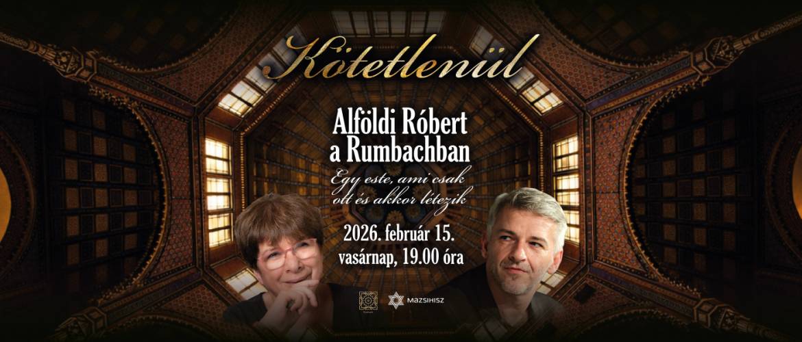 Kötetlenül: Alföldi Róbert a Rumbachban